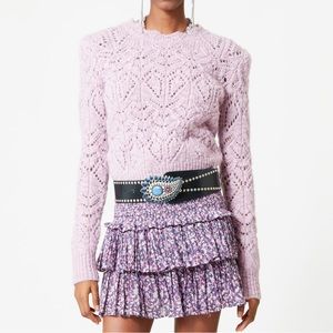ISABEL MARANT ETOILE Gaia Purple Sweater 38 M